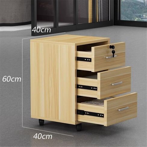 Furniture Office Sideboard Simple Drawer Cabinet Practical Under Desk File Cabinet with Lock File Storage Storage Cabinet Printer Stand in Saudi Arabia