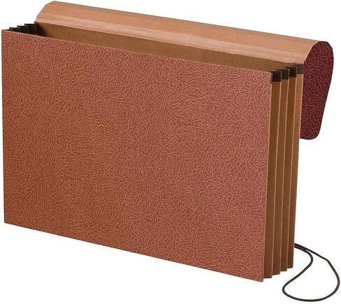 Pendaflex Resisture Resistant Wranffanced Wallet مع إغلاق الرفرف والسلك ، الحجم القانوني ، البني ، 10/صندوق in Saudi Arabia