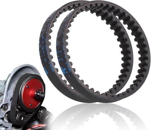متوافق مع محوري لـ SCX10 III III VS4-10 RC CAR Upgrade DIY Parts 2PCS 132 مم أحزمة محرك الإرسال أحزمة استبدال RC Car Accessories in Saudi Arabia