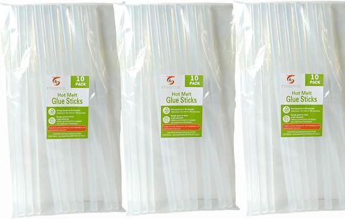 Transparent Glue Stick EVA Material Adhesive 0.43inch*11.81inch Suitable for Crafting, DIY Projects and Repairs (30, Black Glue Stick) in Kuwait