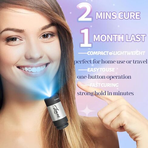 Tooth Gem Kit Professional- Include Adhesive, Cure Light, Super Bling Crystal, DIY Dental Jewelry Set, Home Teeth Gem Kit, Safe & Easy Application - Long Lasting Sparkle (Butterfly kit) in Saudi Arabia