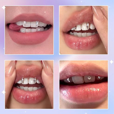 Tooth Gem Kit Professional- Include Adhesive, Cure Light, Super Bling Crystal, DIY Dental Jewelry Set, Home Teeth Gem Kit, Safe & Easy Application - Long Lasting Sparkle (Butterfly kit) in Saudi Arabia