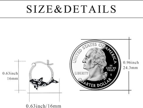 Dragon Earrings Sterling Silver Hoop Dragon Hoop Earrings Black Dragon Dangle Drop Earrings Viking Dragon Jewelry Gifts for Women Mother's Day, Sterling Silver, No Gemstone in Saudi Arabia