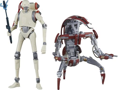 STAR WARS The Black Series KX Security Droid Enforcer & Droideka, Jedi: Survivor Gaming Greats Collectible 6 Inch Action Figure 2-Pack (Amazon Exclusive) in Saudi Arabia