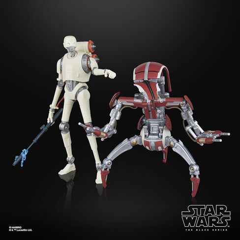 STAR WARS The Black Series KX Security Droid Enforcer & Droideka, Jedi: Survivor Gaming Greats Collectible 6 Inch Action Figure 2-Pack (Amazon Exclusive) in Saudi Arabia
