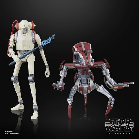 STAR WARS The Black Series KX Security Droid Enforcer & Droideka, Jedi: Survivor Gaming Greats Collectible 6 Inch Action Figure 2-Pack (Amazon Exclusive) in Saudi Arabia