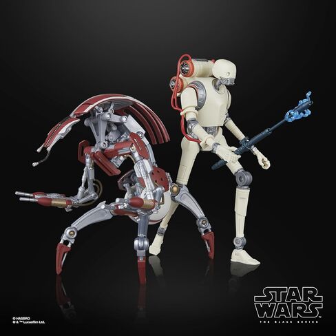 STAR WARS The Black Series KX Security Droid Enforcer & Droideka, Jedi: Survivor Gaming Greats Collectible 6 Inch Action Figure 2-Pack (Amazon Exclusive) in Saudi Arabia