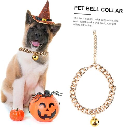 Totority 1pc Pet Bell Necklace for Dogs and Cats Pet Collar Comfortable Material Stylish Decoration for Home and Walks for Breeds in Saudi Arabia