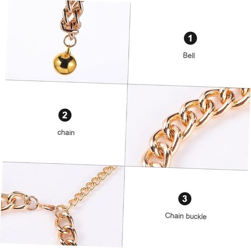 Totority 1pc Pet Bell Necklace for Dogs and Cats Pet Collar Comfortable Material Stylish Decoration for Home and Walks for Breeds in Saudi Arabia