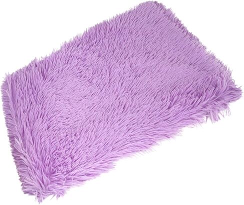 Toyvian Plush Plush Plush Darm Dark Cushion for Winter Cat Mat Meat Lightweight Actible يمكن غسلها للكلاب والقطط الأرجواني S in Saudi Arabia