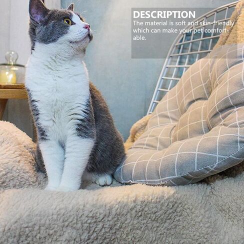 Toyvian 2pcs Pet بطانية ناعمة دافئة نوم حصيرة للكلاب القطط خفيفة الوزن لحاف مريح وسادة وسادة مريحة لجميع الفصول in Saudi Arabia