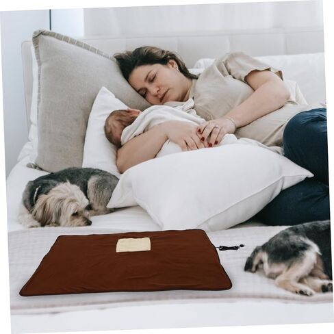 GALPADA 1Pc Washable Heated Pet Blanket for Dogs Cats USB Electric Warmer Cushion Cozy Cat Mat for Winter Comfort Stylish Design for Home Use in Saudi Arabia