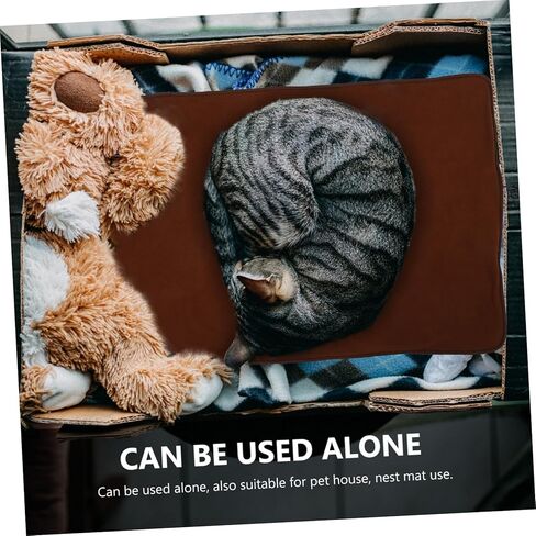 GALPADA 1Pc Washable Heated Pet Blanket for Dogs Cats USB Electric Warmer Cushion Cozy Cat Mat for Winter Comfort Stylish Design for Home Use in Saudi Arabia
