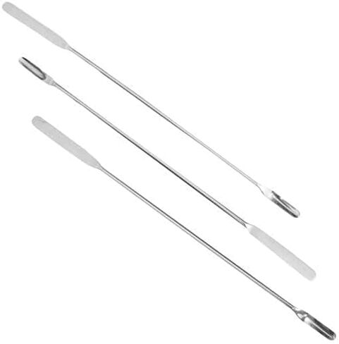 Nickel/SS Lab Spatulas with 1.63" Flat Rounded Ends; 3/Pk in Saudi Arabia