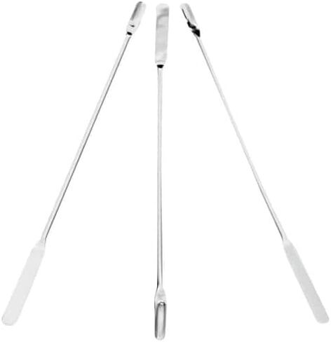 Nickel/SS Lab Spatulas with 1.63" Flat Rounded Ends; 3/Pk in Saudi Arabia