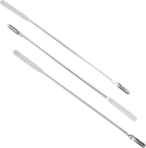 Nickel/SS Lab Spatulas with 1.63" Flat Rounded Ends; 3/Pk in Saudi Arabia