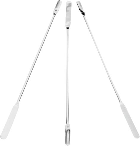 Nickel/SS Lab Spatulas with 1.63" Flat Rounded Ends; 3/Pk in Saudi Arabia