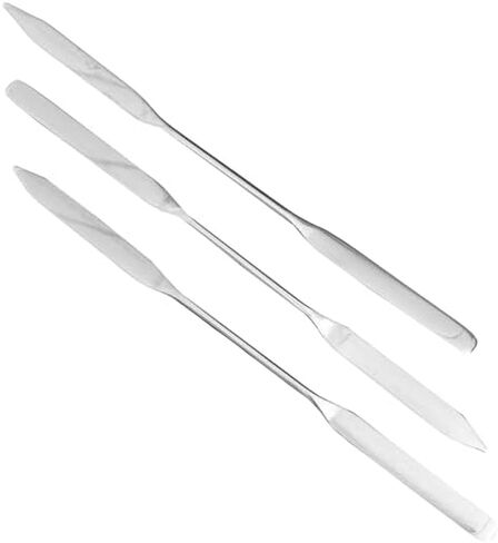 Nickel/SS Lab Spatulas with 1.63" Flat Rounded Ends; 3/Pk in Saudi Arabia