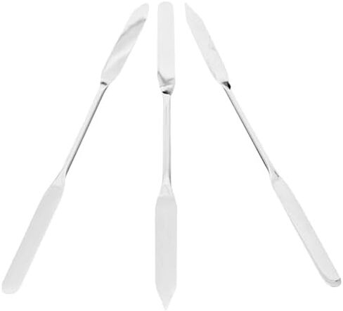 Nickel/SS Lab Spatulas with 1.63" Flat Rounded Ends; 3/Pk in Saudi Arabia