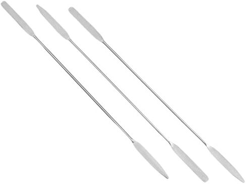 Nickel/SS Lab Spatulas with 1.63" Flat Rounded Ends; 3/Pk in Saudi Arabia