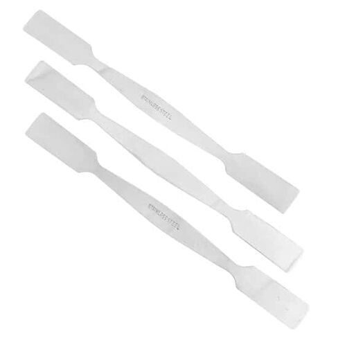 Nickel/SS Lab Spatulas with 1.63" Flat Rounded Ends; 3/Pk in Saudi Arabia