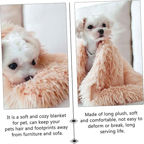 Warm Plush Pet Blanket Mat for Dogs Cats Cozy Double Sleep Cushion for Breeds for Indoor Outdoor Use in Saudi Arabia