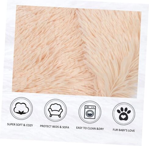 Warm Plush Pet Blanket Mat for Dogs Cats Cozy Double Sleep Cushion for Breeds for Indoor Outdoor Use in Saudi Arabia