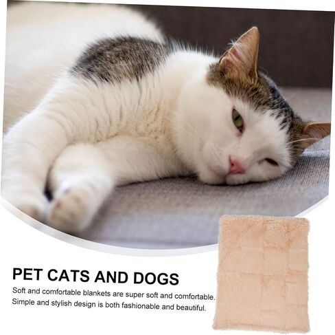 Warm Plush Pet Blanket Mat for Dogs Cats Cozy Double Sleep Cushion for Breeds for Indoor Outdoor Use in Saudi Arabia