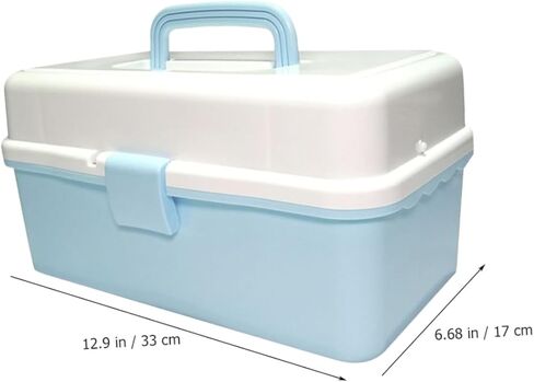 Art Supply Box Portable Storage Container for Crafts Makeup and Daily Essentials Material for Home Organization and Travel in Saudi Arabia