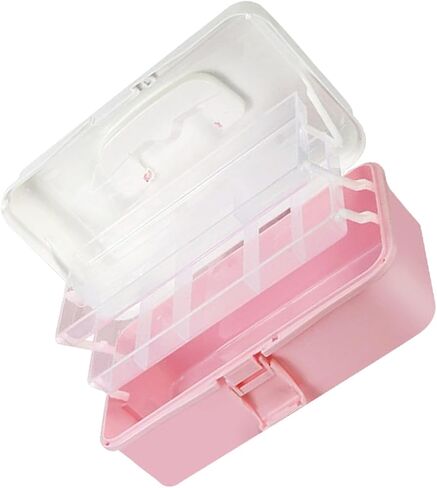 Mobestech Tool Box Sturdy PP Material تنظيم الأولاد والبنات ألعاب الحرف اليدوية تخزين القرطاسية in Kuwait