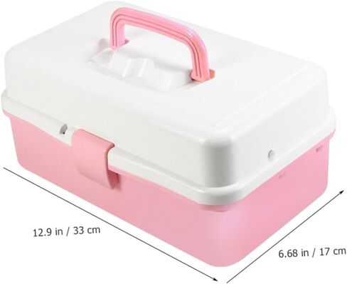 Mobestech Tool Box Sturdy PP Material تنظيم الأولاد والبنات ألعاب الحرف اليدوية تخزين القرطاسية in Kuwait