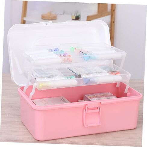 Mobestech Tool Box Sturdy PP Material تنظيم الأولاد والبنات ألعاب الحرف اليدوية تخزين القرطاسية in Kuwait