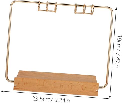 Zerodeko Metal Desk Calendar Stand for Office Date Display Rack Rack Factletop Flip Rack in Kuwait