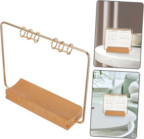 Zerodeko Metal Desk Calendar Stand for Office Date Display Rack Rack Factletop Flip Rack in Kuwait
