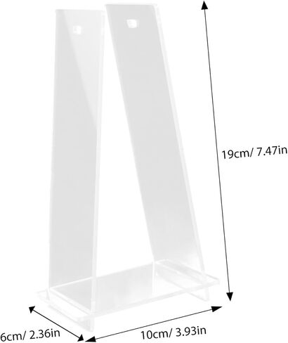 Zerodeko Acrylic Desk Calendar حامل شفاف أنيق عرض عرض أنيقة لمكتب ديكور المنزل المدمج مكتب التقويم in Saudi Arabia