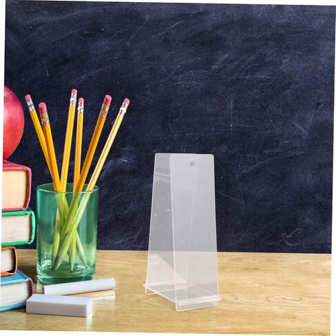 Zerodeko Acrylic Desk Calendar حامل شفاف أنيق عرض عرض أنيقة لمكتب ديكور المنزل المدمج مكتب التقويم in Saudi Arabia