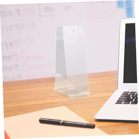 Zerodeko Acrylic Desk Calendar حامل شفاف أنيق عرض عرض أنيقة لمكتب ديكور المنزل المدمج مكتب التقويم in Saudi Arabia