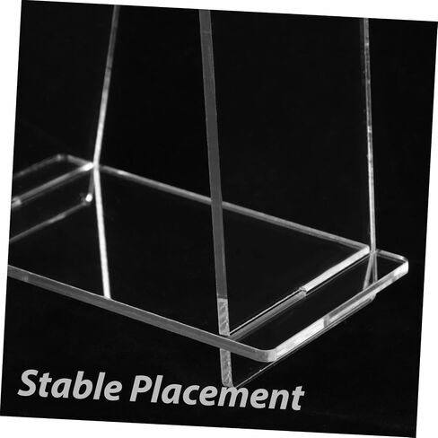 Zerodeko Acrylic Desk Calendar حامل شفاف أنيق عرض عرض أنيقة لمكتب ديكور المنزل المدمج مكتب التقويم in Saudi Arabia