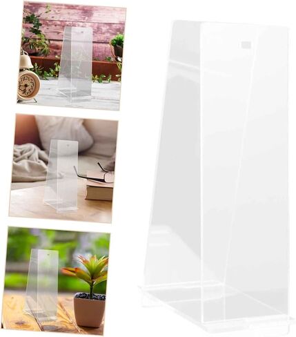 Zerodeko Acrylic Desk Calendar حامل شفاف أنيق عرض عرض أنيقة لمكتب ديكور المنزل المدمج مكتب التقويم in Saudi Arabia