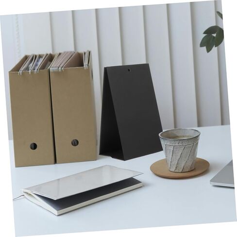 Homoyoyo Tabletop Flip Calendar Rack Vertical Display Holder for Desk Multi Functional Calendar Stand for Photos Memos Essential Office Accessory for Improved Organization in Saudi Arabia