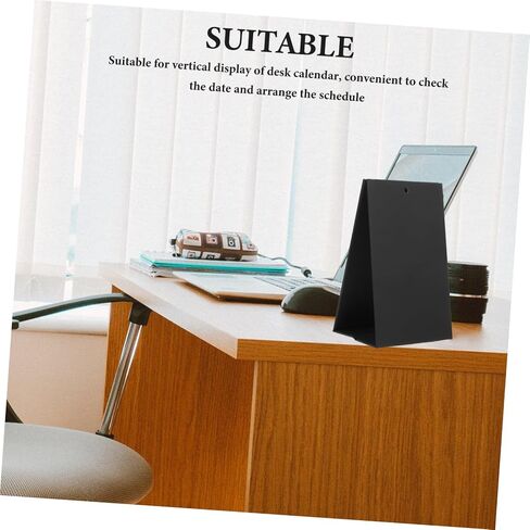 Homoyoyo Tabletop Flip Calendar Rack Vertical Display Holder for Desk Multi Functional Calendar Stand for Photos Memos Essential Office Accessory for Improved Organization in Saudi Arabia