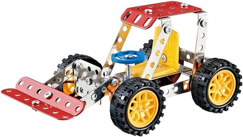 3-in-1 Metal Building Block Vehicle Set, 122 Pieces, Colorful Models (15.7 x 11 x 9.8 in), for Ages 8+ in Saudi Arabia