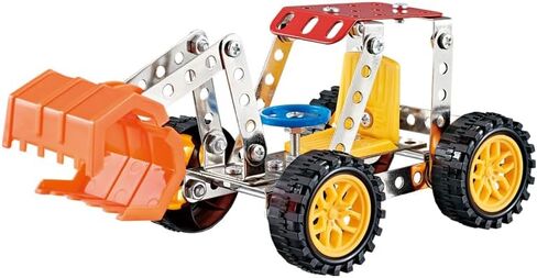3-in-1 Metal Building Block Vehicle Set, 122 Pieces, Colorful Models (15.7 x 11 x 9.8 in), for Ages 8+ in Saudi Arabia
