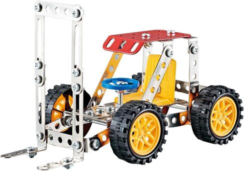 3-in-1 Metal Building Block Vehicle Set, 122 Pieces, Colorful Models (15.7 x 11 x 9.8 in), for Ages 8+ in Saudi Arabia