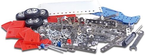 3-in-1 Metal Building Block Vehicle Set, 122 Pieces, Colorful Models (15.7 x 11 x 9.8 in), for Ages 8+ in Saudi Arabia