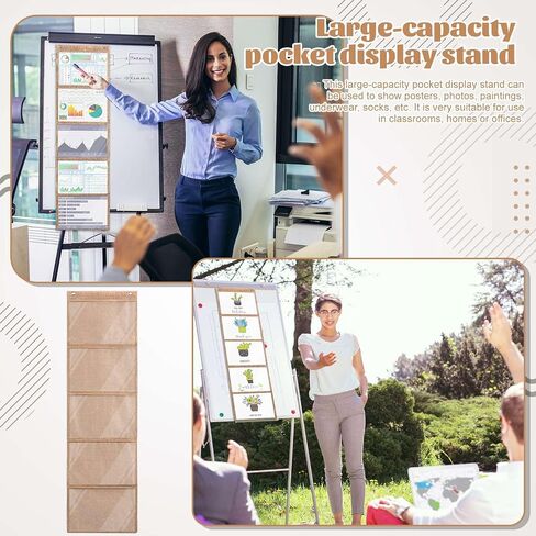 1pcs مخطط كبير لخزقة الجيب 5 شبكة 46.5 × 13.7 بوصة معلق الجدار معلق الجدار منظم التخزين مخطط جيب لبطاقة الفصول الدراسية مزرعة الصور الواجب المنزلي in Kuwait