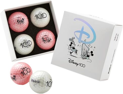 Volvik x Disney - مجموعة كرات الجولف لعيد الميلاد السعيد، عبوة مكونة من 4 كرات in Kuwait