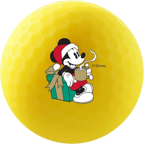 Volvik x Disney - مجموعة كرات الجولف لعيد الميلاد السعيد، عبوة مكونة من 4 كرات in Kuwait