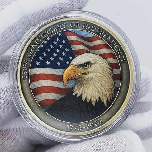250 عملة تحدي الذكرى السنوية للاستقلال الأمريكي - 1776-2026 ، تكريم إعلان توقيع الاستقلال (250 أ) in Kuwait