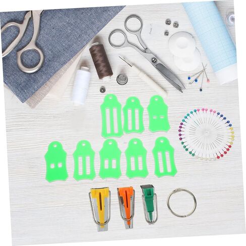 OSALADI Bias Tape Maker Kit Biasing Strips Tool Kit Edging Fabric Bias Tape Sewing Tool in Saudi Arabia